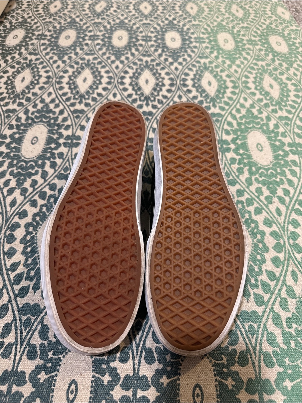Vans Woven Leather Black Slip-On Platforms - Picture 3 of 7